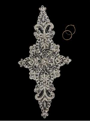 Аксессуары для невесты Пояса, Артикул: Декор на пояс свадебного платья"Снежинка"