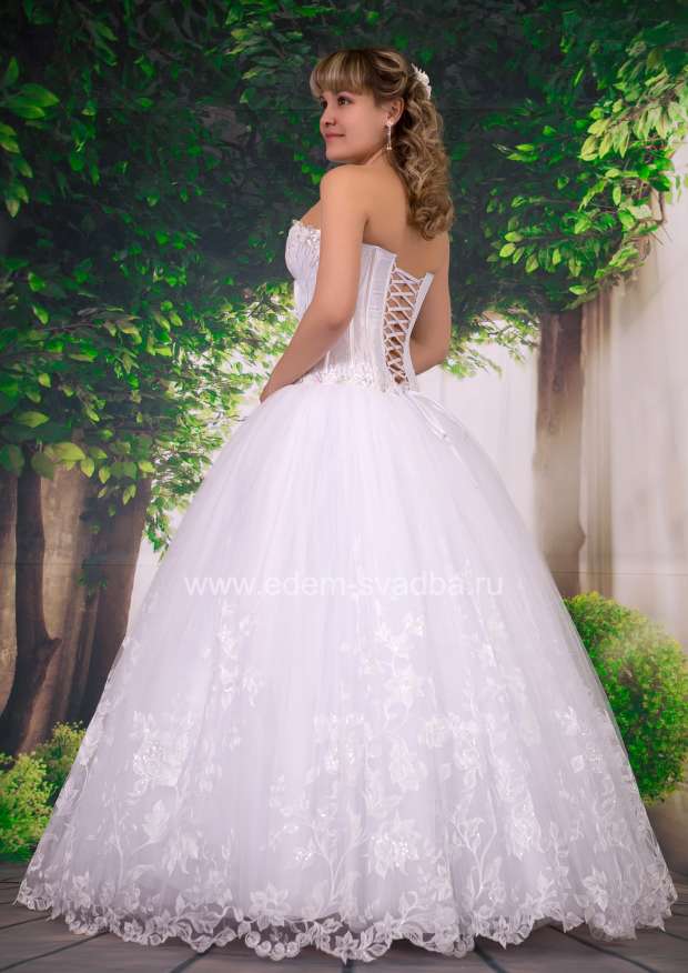 Свадебное платье  1510 Ракушка лазерная "Шармель" 2