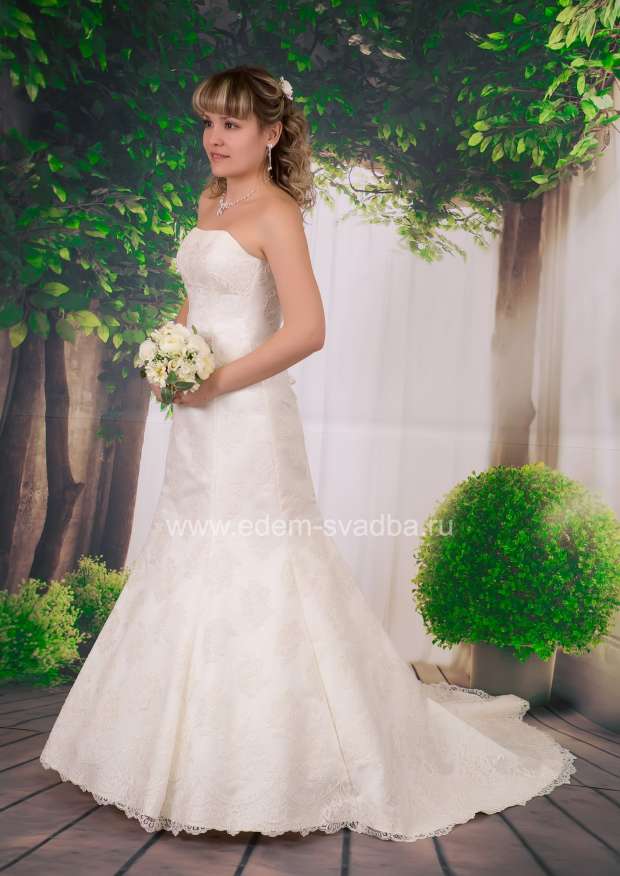 Свадебное платье  1444 Шлейф мод.ДА511410М 01/290 1