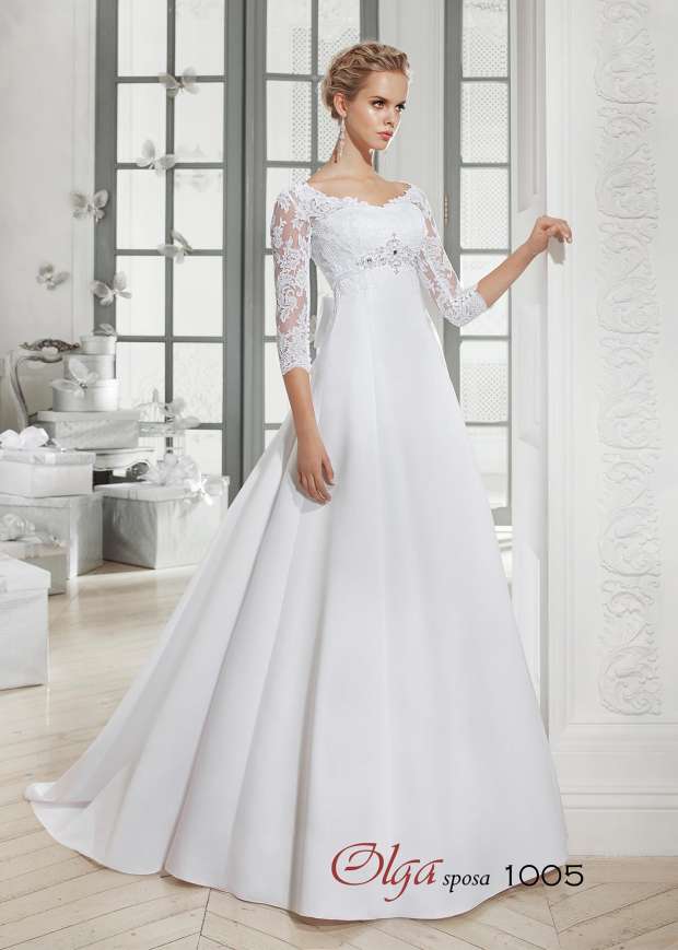 Свадебные платья , Артикул: 1005 шлейф