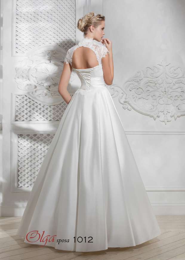 Свадебные платья , Артикул: 1012 атлас