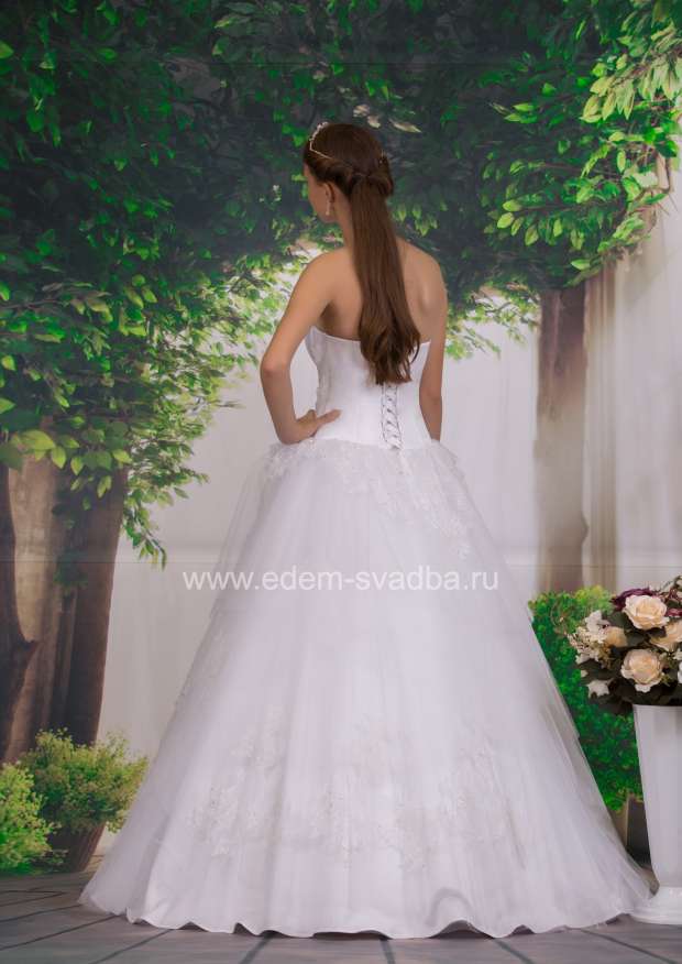 Свадебное платье  6286 Шантилье бисер 380 2