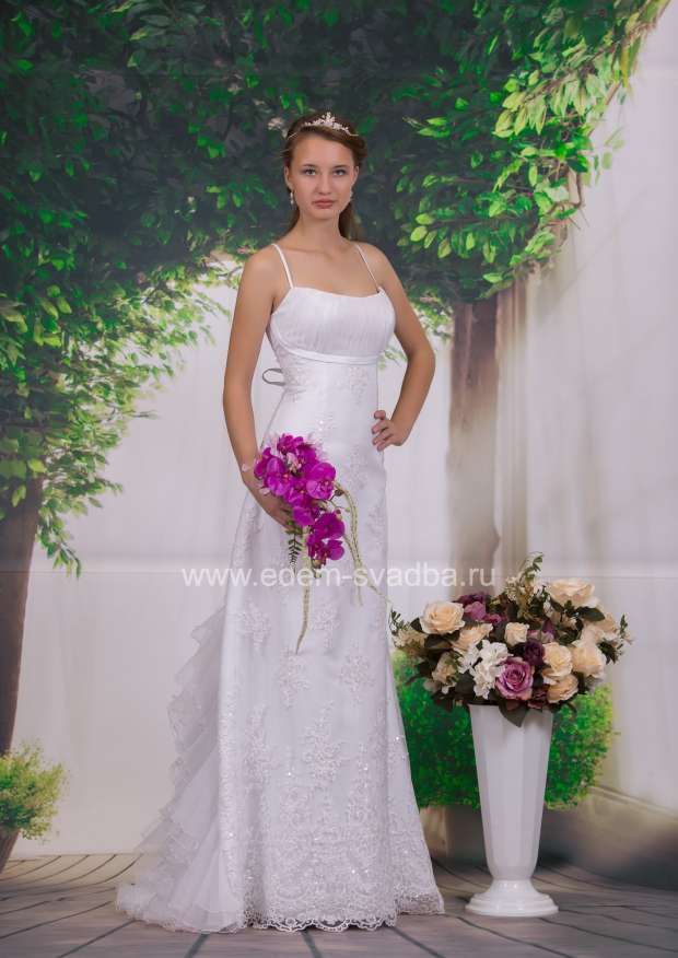 Свадебное платье  6291 Деметра + жакет болеро 1