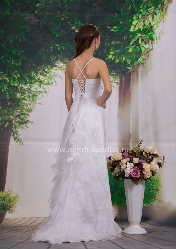 Свадебное платье  6291 Деметра + жакет болеро 2