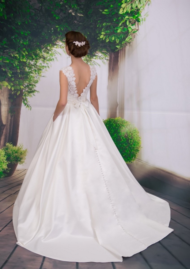 Свадебное платье  Макраме карманы Н220 2