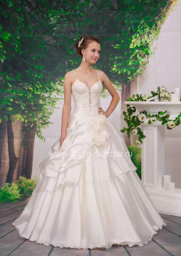 Свадебное платье  7828 Клумба вышивка код250 1
