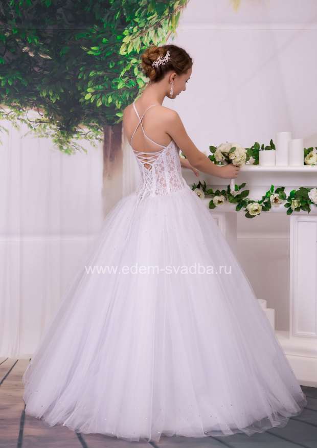 Свадебное платье  8730 VG Вивианна Юбка фатин 2