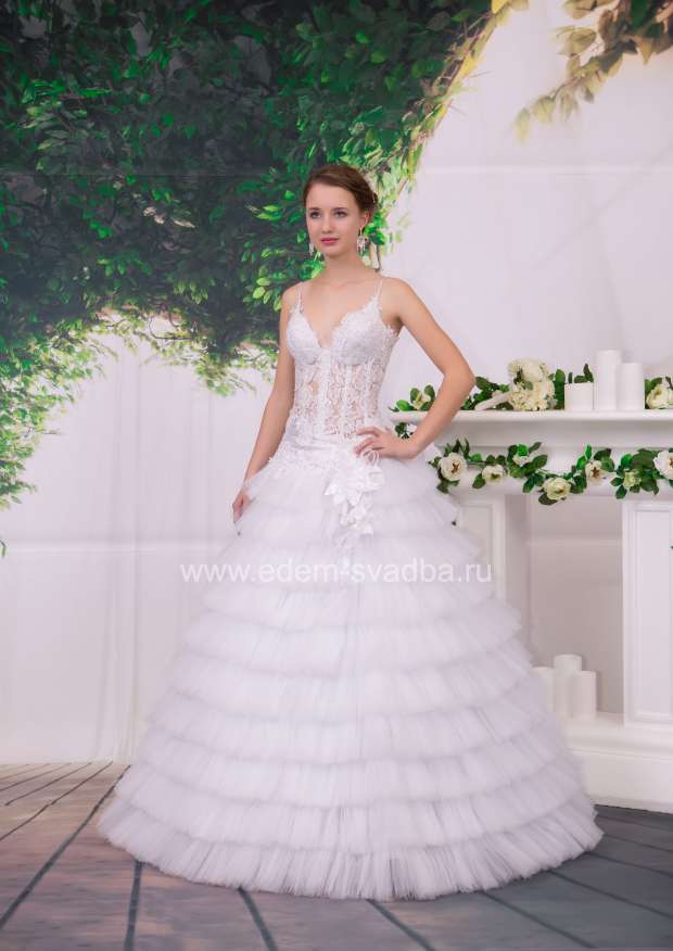 Свадебное платье  8745 Ёлка-2 СШ код250 1