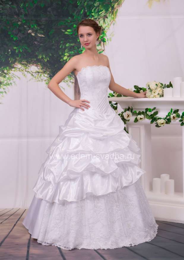 Свадебное платье  8761 Шанель безе 235Н 1