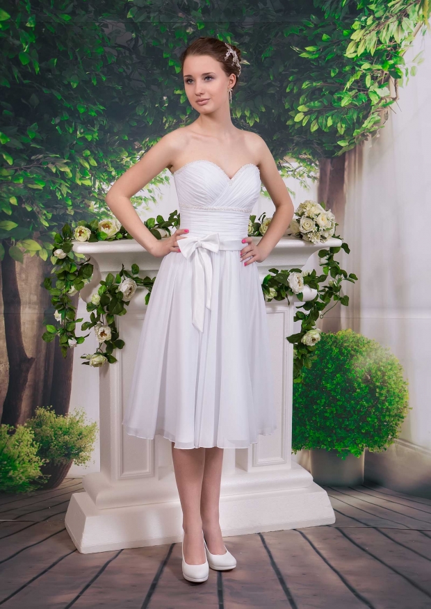Свадебное платье  Яна короткое код85 1