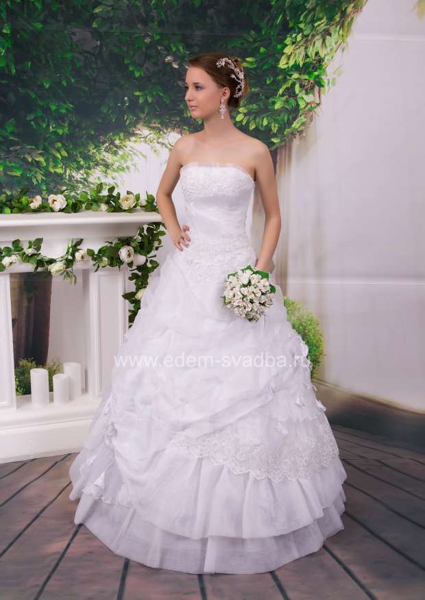 Свадебное платье  Розмарин воланчик 320/08V 1
