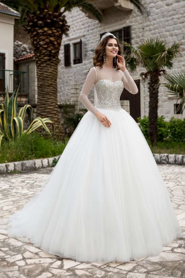 Свадебное платье Lussano "Mitchele" 16005 с болеро 1