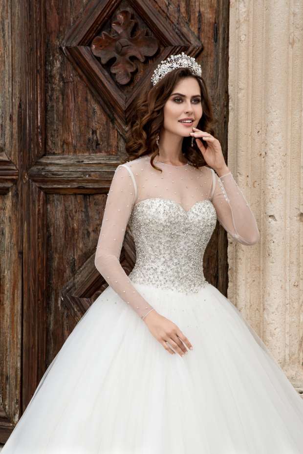 Свадебное платье Lussano "Mitchele" 16005 с болеро 3