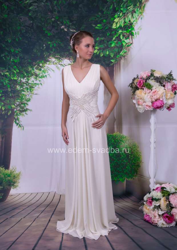 Свадебное платье  3450 длинное код100(вечер) 1