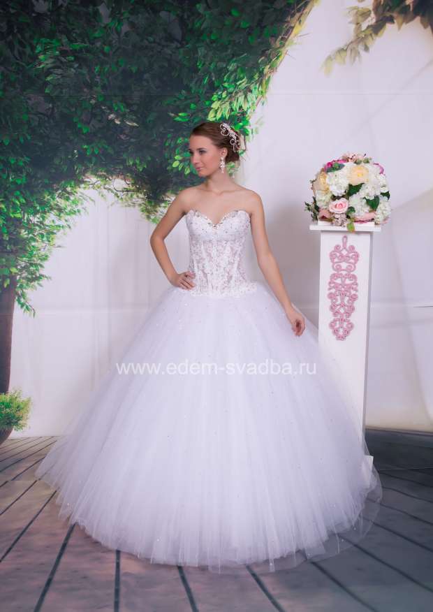 Свадебное платье  УФ Катюша пачка К06 код320 1