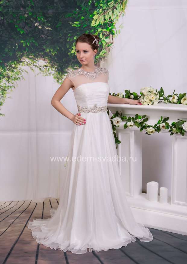 Вечернее платье  7940 (белый) 1