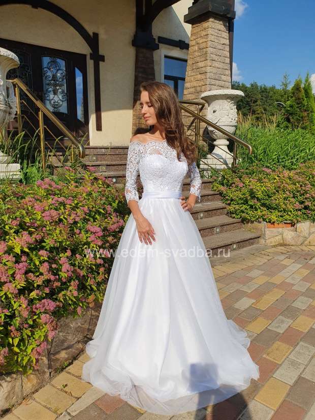 Свадебные платья , Артикул: SV 026A код 115 3/4 рукав