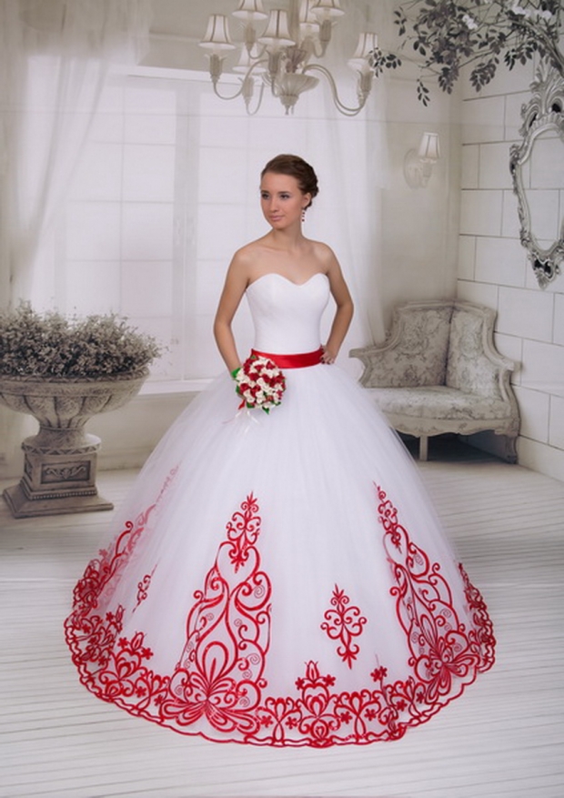 Свадебное платье  Магдалена с поясом 1