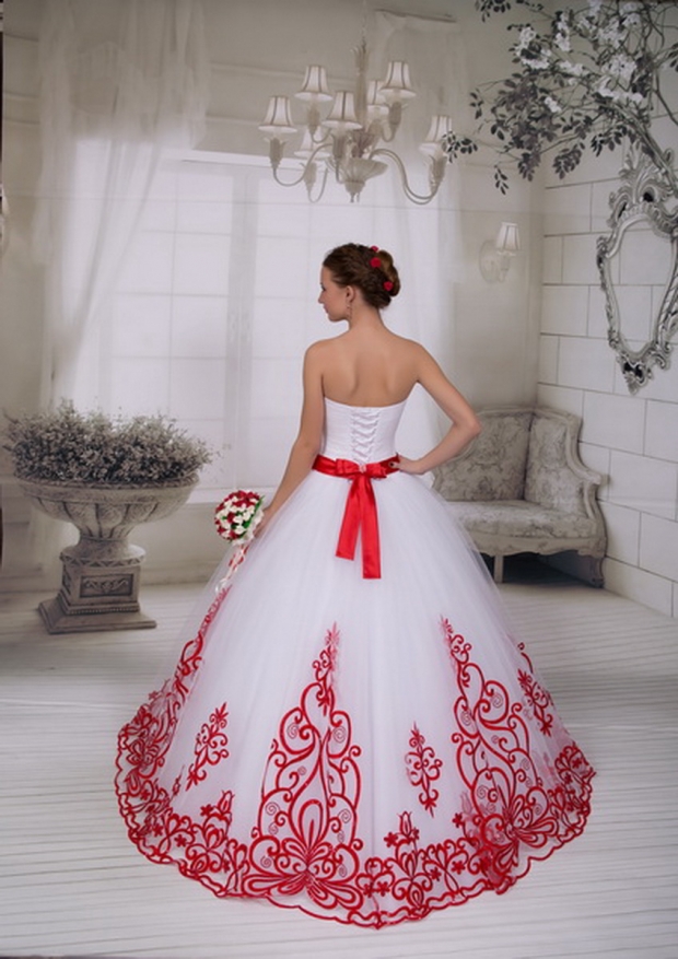 Свадебное платье  Магдалена с поясом 2