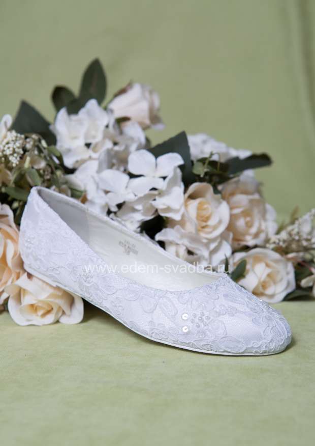 Аксессуар для невесты EVA ROSSI Свадебные туфли-балетки 131-32 1