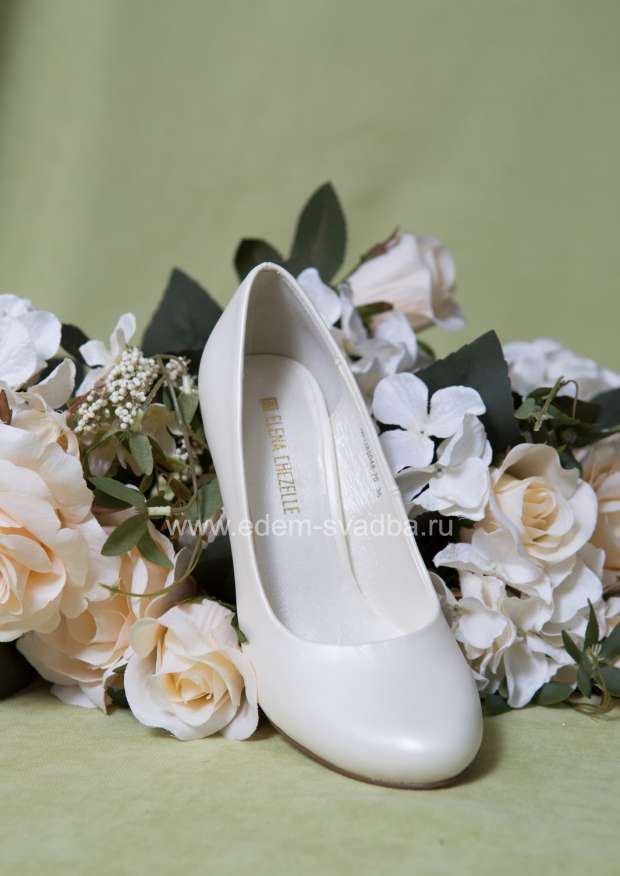 Аксессуар для невесты Elena Chezelle Свадебные туфли со стразовым каблуком NP085048-26 2