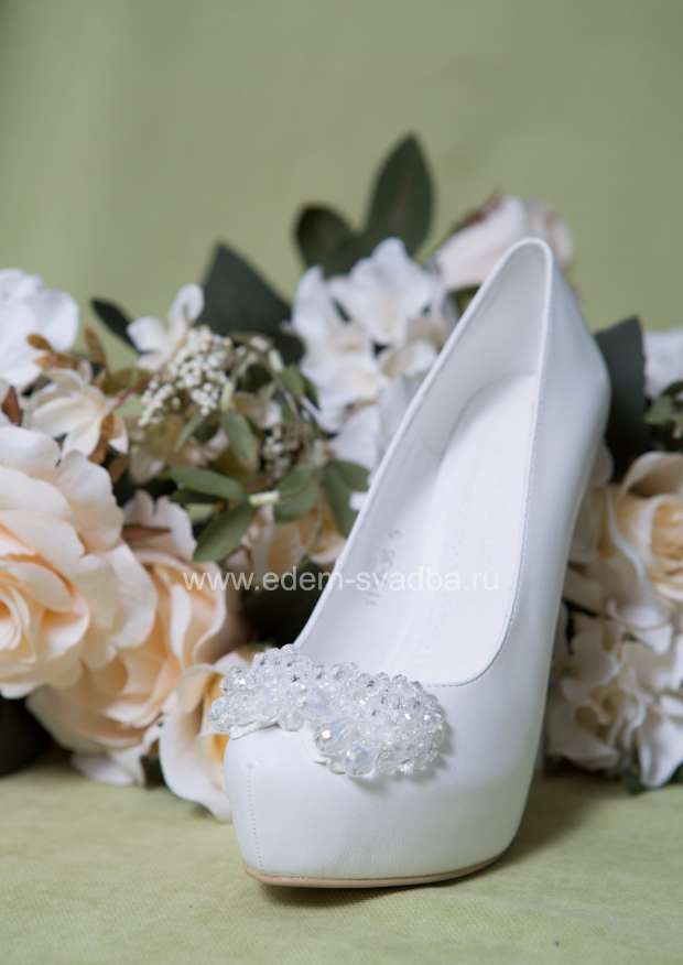 Аксессуар для невесты LOUISA PEERESS Туфли свадебные 1117-36 белые 3