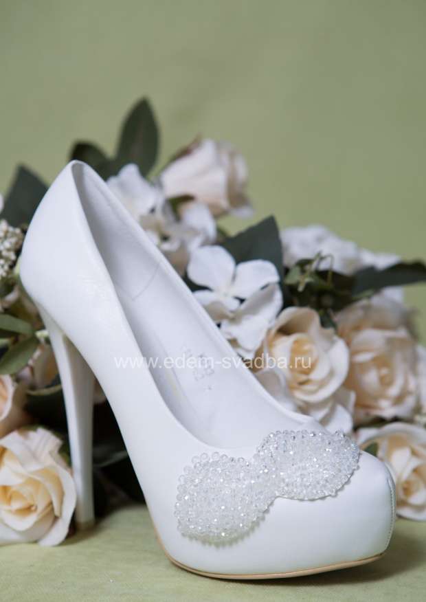 Аксессуар для невесты LOUISA PEERESS Туфли свадебные 1117-52 белые 1