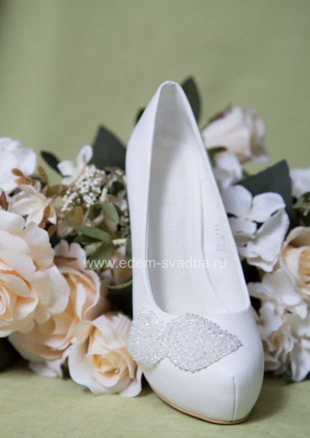 Аксессуар для невесты LOUISA PEERESS Туфли свадебные 1117-52 белые 2