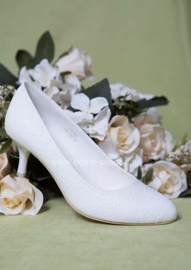 Аксессуар для невесты LOUISA PEERESS Свадебные туфли на низком каблуке 756-05 (2261) 1