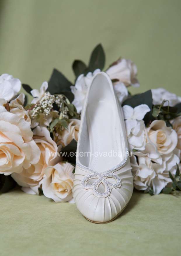 Аксессуар для невесты LOUISA PEERESS Свадебные туфли 753-726 бежевые 2