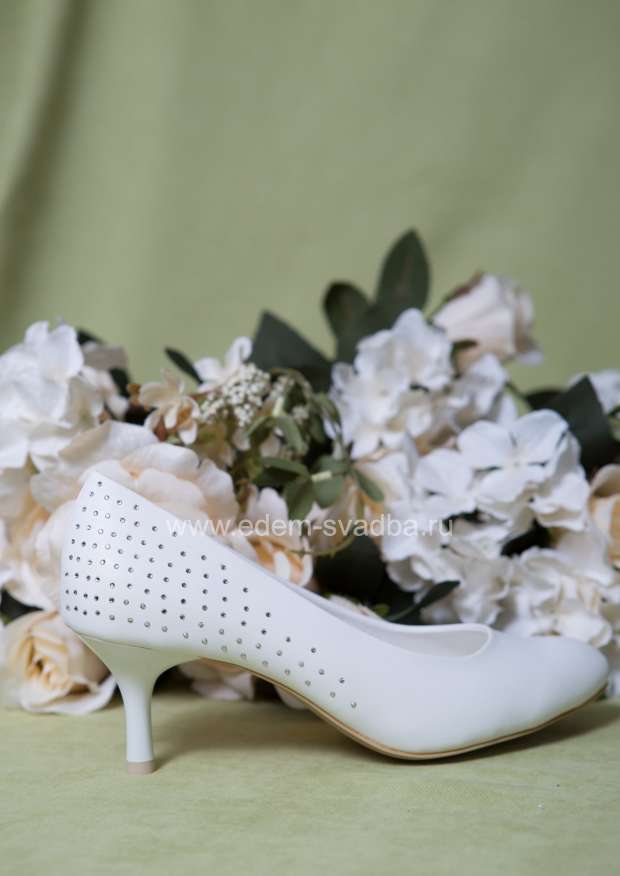 Аксессуар для невесты LOUISA PEERESS Свадебные туфли-лодочки на низком каблуке 756-656 3