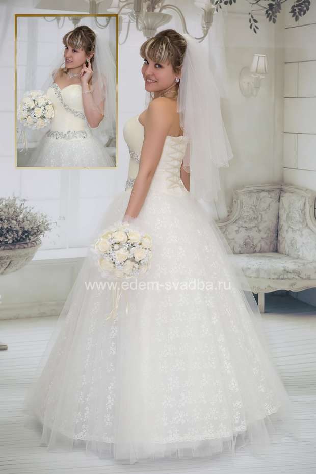 Свадебное платье  277 3-70 АК код195 2