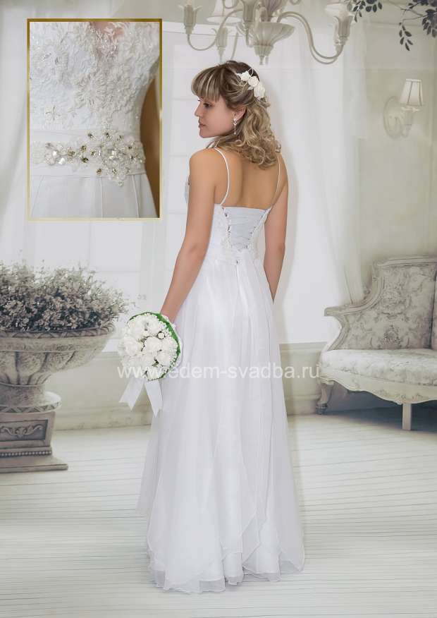 Свадебное платье  69 Эвридика 3АТ 057 код350 2