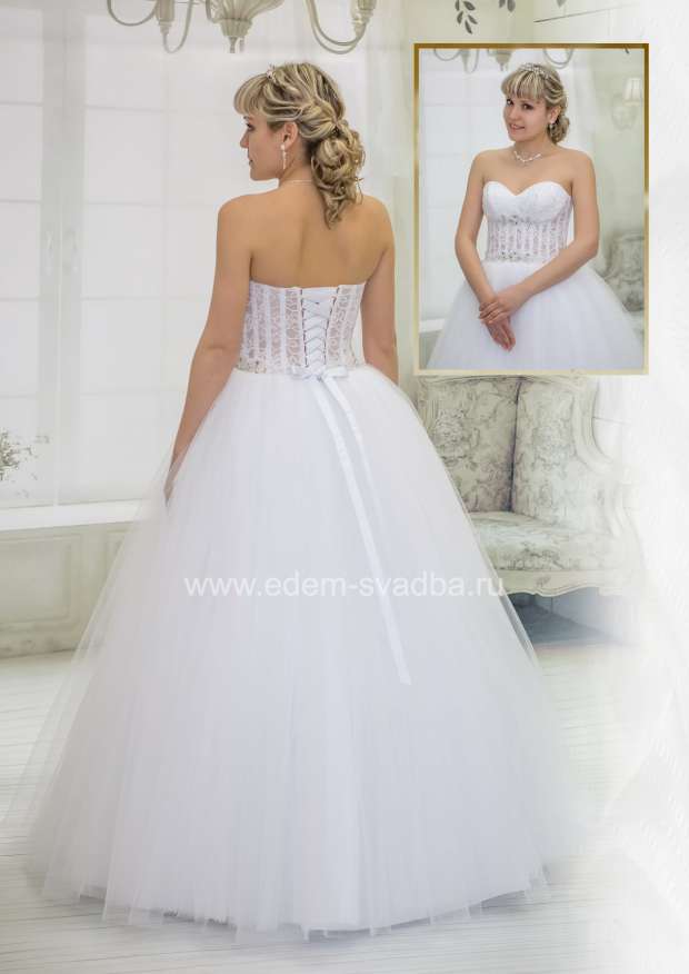 Свадебное платье  9552 МВ 066 VK01 код220 2