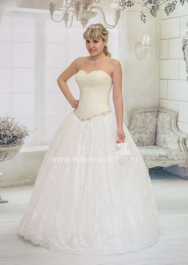 Свадебное платье  9648 3-71 АК код 220 1