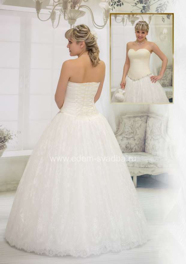 Свадебное платье  9648 3-71 АК код 220 2