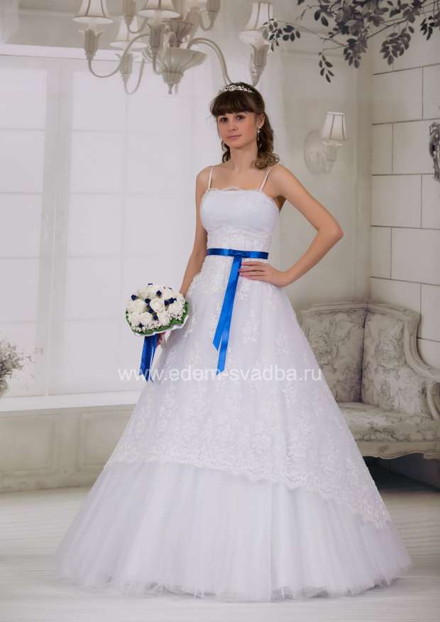 Свадебное платье  9326 Гипюр жемчужина V274 09 1