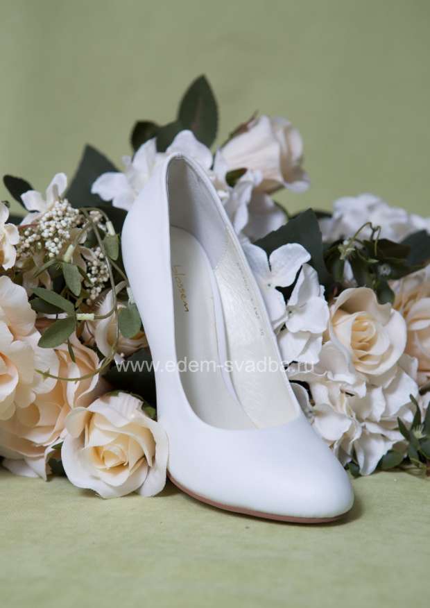 Аксессуар для невесты BLOSSEM Свадебные туфли на стразовом каблуке-шпильке NX030CF-A-107 белые 2