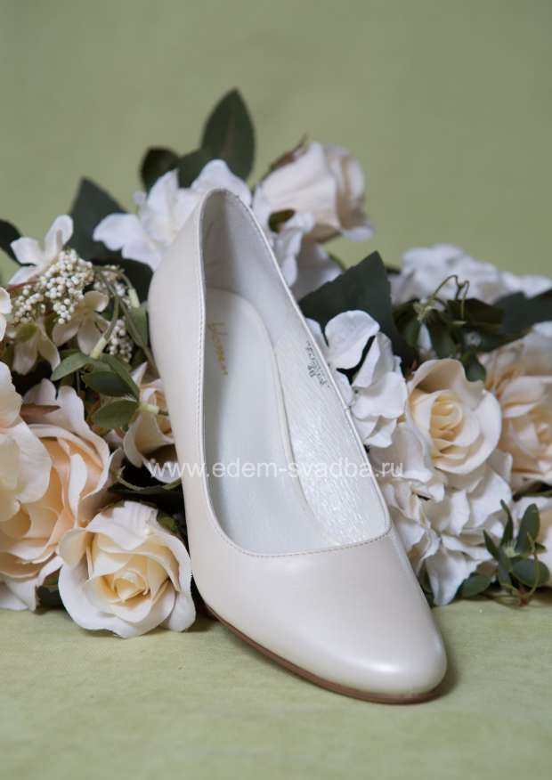 Аксессуар для невесты BLOSSEM Туфли свадебные на невысоком каблуке NB070075-29 2
