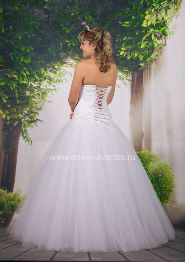 Свадебное платье  3509 Открыт спинка Мария 2