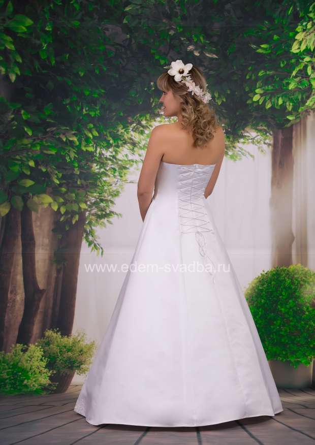 Свадебное платье  8094 Как бордо стеклярус стразы 2