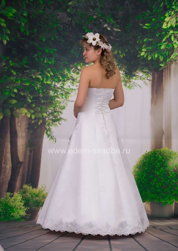 Свадебное платье  8120 Одностор. драпировка манка Б00/90 2