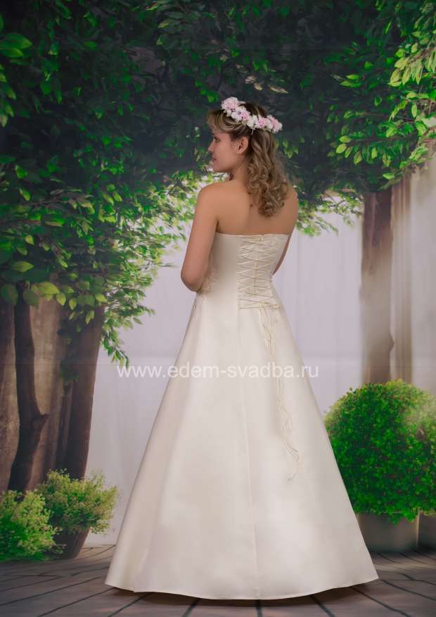 Свадебное платье  8136 Как бордо стеклярус 140Н люкс 2
