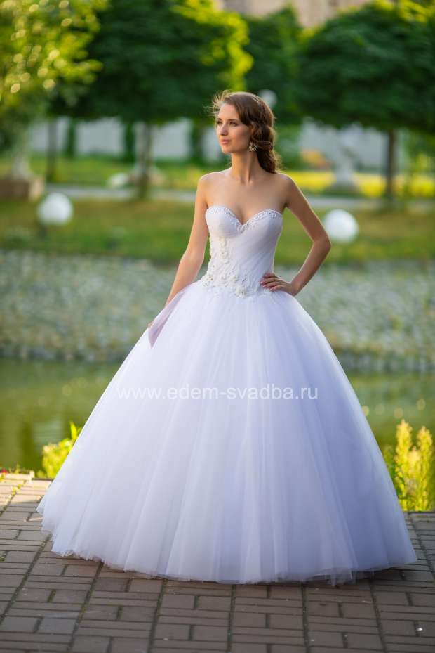 Свадебное платье  Еврохрусталь Т№5 код310 1