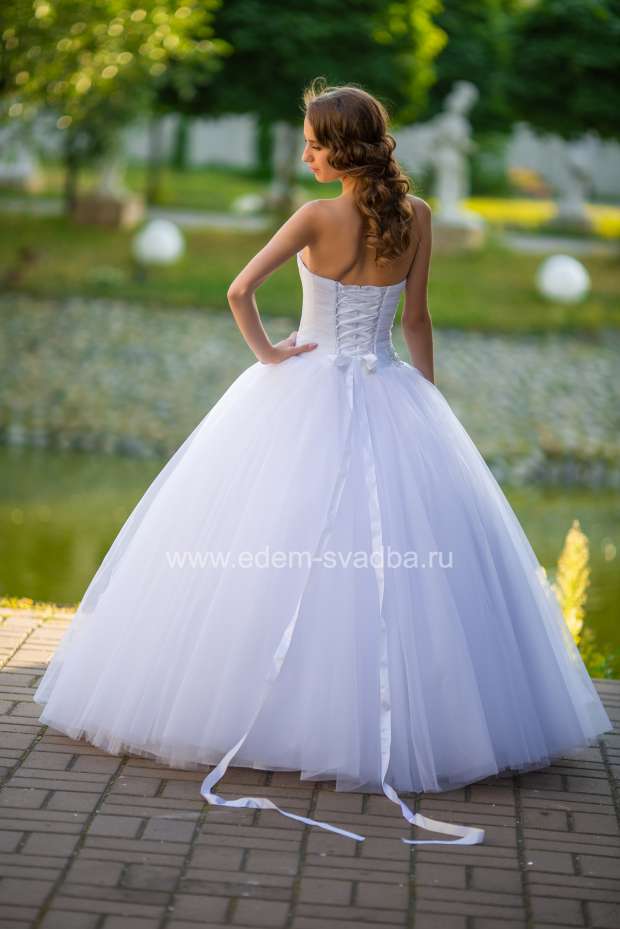 Свадебное платье  Еврохрусталь Т№5 код310 2