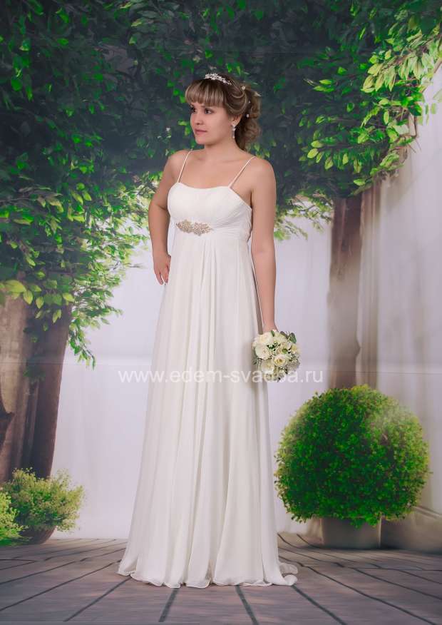 Свадебное платье  1034 Брошь 180/10V 1