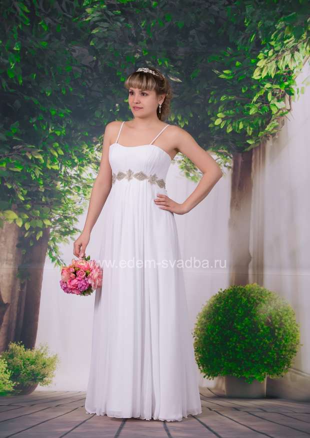 Свадебное платье  1080 СШ19 б/б Н180 1