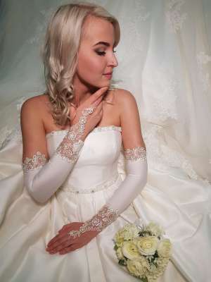 Аксессуары для невесты Перчатки, Артикул: 173939 перчатки к свадебному платью