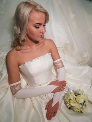 Аксессуары для невесты Перчатки, Артикул: 180110 перчатки к свадебному платью