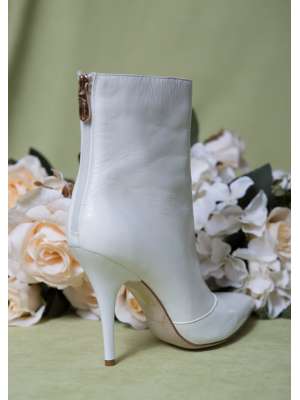 Аксессуары для невесты Свадебные туфли, Артикул: Полусапожки свадебные FI018-B355 белые